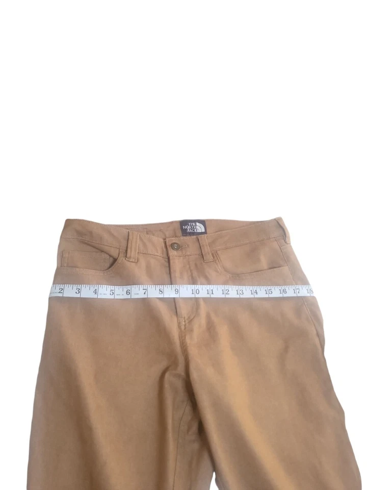Pantalones de mezclilla The North Face para mujer talla 8 marrón ajustados pierna recta informales al aire libre Foto 3 de 4