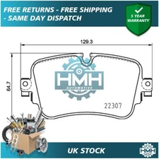 Fits Audi Q7 2015- A8 2015- + Other Models HMH Rear Brake Pads Set