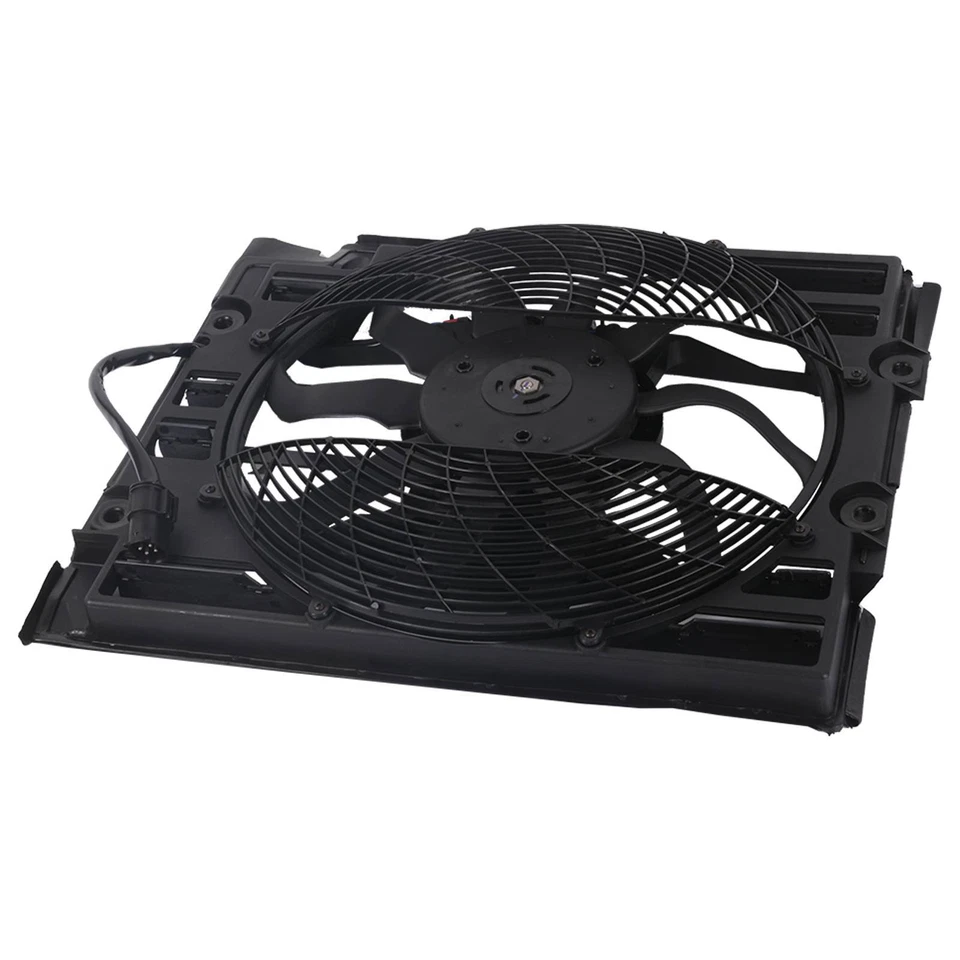 Conjunto de ventilador de refrigeración del radiador para BMW E39 528i 540i 1997 1998 64548380780 Foto 4 de 4