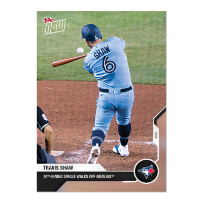 2020 Topps NOW Travis Shaw #88 ~ Toronto Blue Jays ~ PR 346