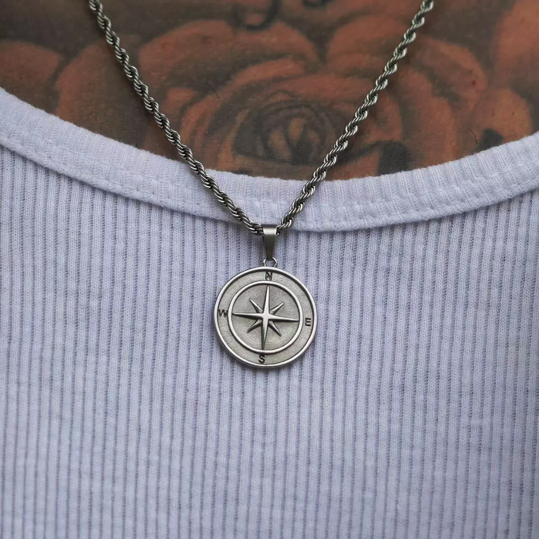 North star necklace mens sale