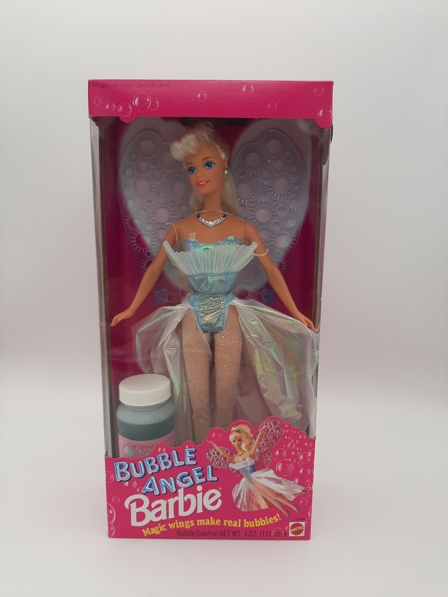 Ensemble Bubble Angel Barbie 1994 - Justaucorps Danse Vintage Bleu, Occasion Collector
