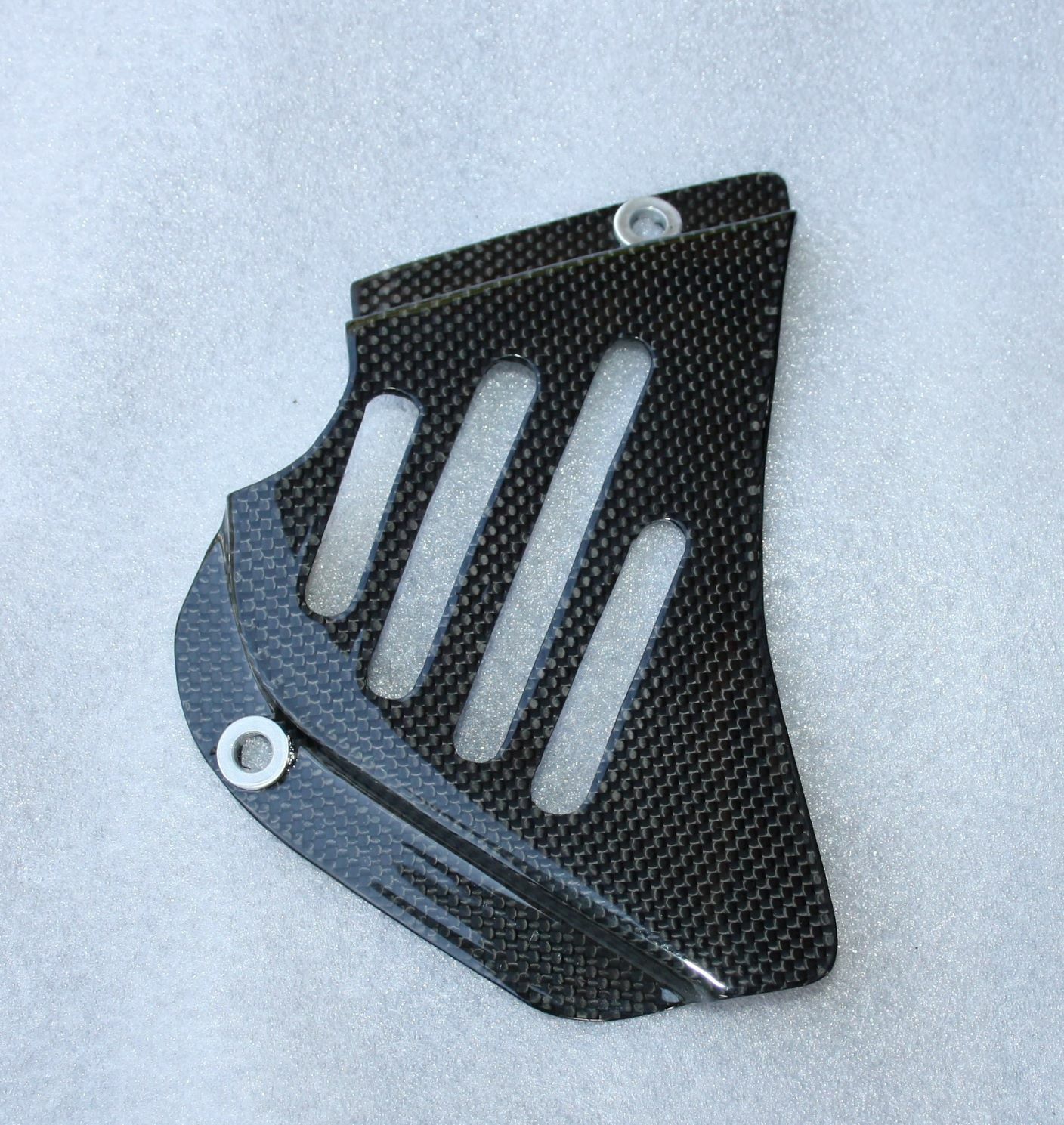 Cache pignon Ducati 748 996 en carbone brillant plain haut de gamme