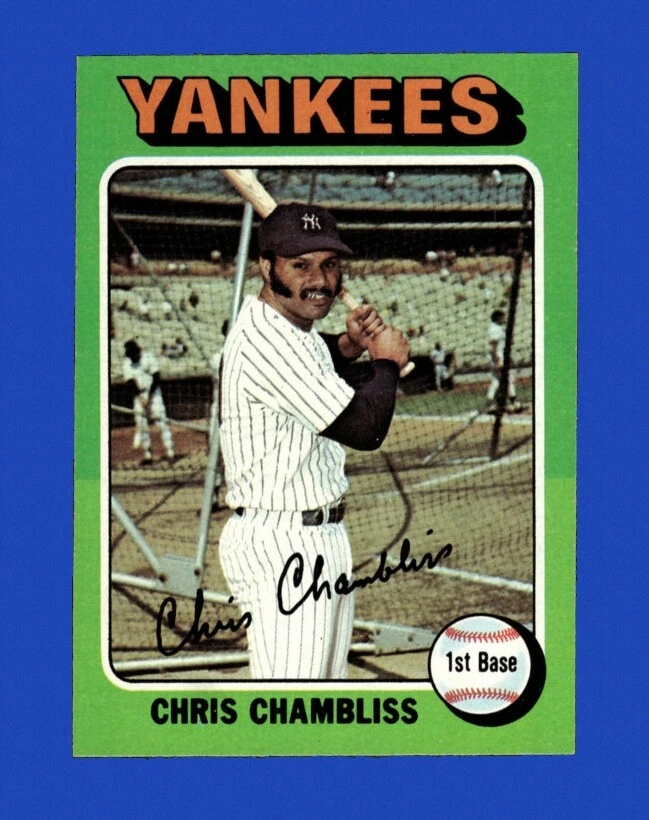 1975 Topps Set-Break #585 Chris Chambliss NM-MT OR BETTER *GMCARDS*