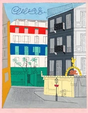 Stuart Davis : Place Pasdeloup : 1928 : Archival Art Print