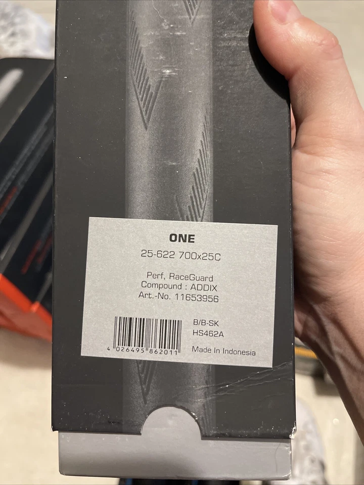 Neumático Schwalbe One - 700 x 25, cubierta, plegable, negro, línea Performance, Addix Foto 2 de 3