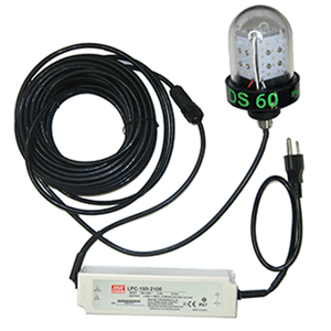 Hydro-Glow-DS60-60W-120VAC-Underwater-Dock-Light-Green-Sinking-Style