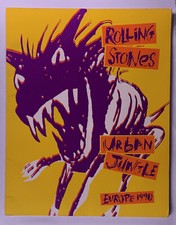 Rolling Stones Programme Original Vintage Urban Jungle European Tour 1990 #2