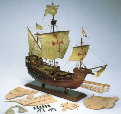 AMATI Santa Maria Modellbauschiff 1:65 - Kolumbus Flaggschiff, Bausatz