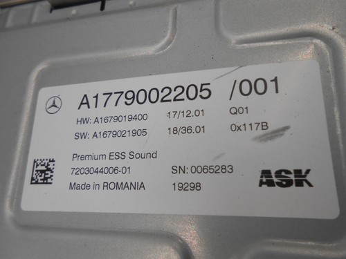 Mercedes GLA AMG Tuner Digital OEM A1779002205 / 1779002205 GC0204 - Picture 4 of 5