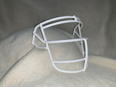 VINTAGE SCHUTT RJOP-SW FOOTBALL HELMET FACEMASK - WHITE - MANNING