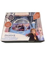 Disney Frozen II 2 Sing Along Boombox Real Microphone Built in Music Player MP3