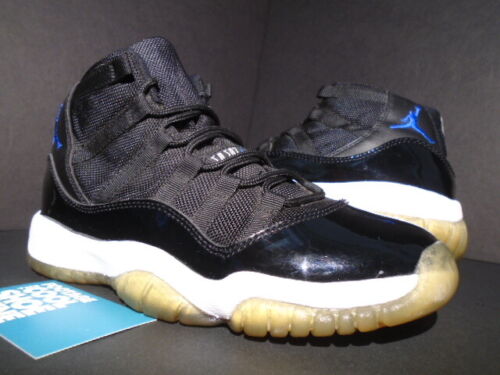 black and blue space jam jordans