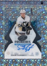 2016-17 Upper Deck Ice Premieres /299 Oskar Sundqvist #IPA-OS Rookie Auto RC
