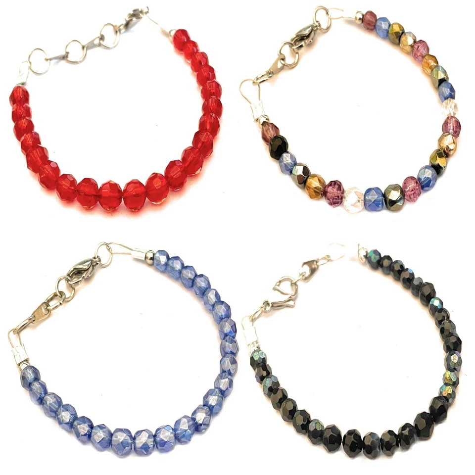 Bracciale tennis in acciaio inox da uomo braccialetto swarovski donna regolabile - Immagine 2 di 4