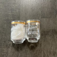 Vodka Vodka Wyborowa Polmos Shot Glass Importado Polonia Juego De 2 Vajilla De Colección