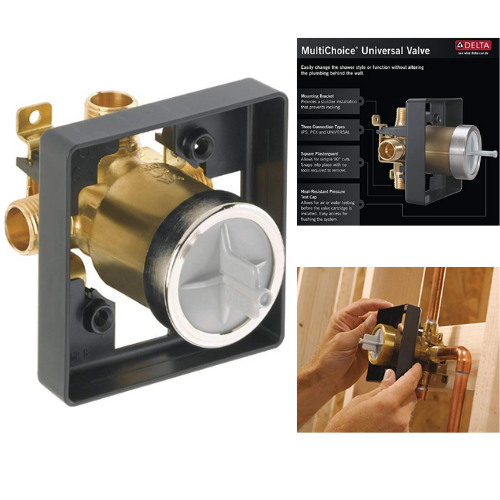 Delta Faucet R10000UNBXHF MultiChoice Universal Shower Valve Body eBay