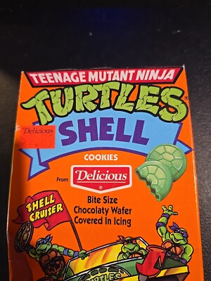 ラッキー 1990 Teenage Mutant Ninja Turtles Shell Cookies Delicious Factory