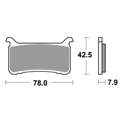FRONT BRAKE PADS RACING SBS 947RST