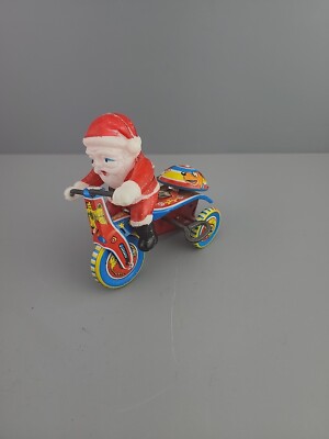 WIND UP L TRICYCLE 三輪車 ブリキ おもちゃ WIND UP ブリキおもちゃ TRICYCLE WITH BELL 中国製 人形ベル