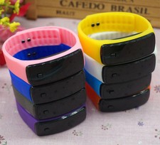 Silicone Digital LED Watch Sports Men Women Wrist Kids Stocking Stuffer
