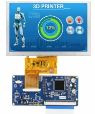 LCD Display 5 inch 800x480 SPI TFT Optional Touch Panel and Arduino Shield