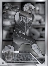 [DIGITAL] Topps Bunt - Brandon Lowe - Topps Chrome 23 S1 -  Black White Base