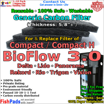 For Juwel Compact H BioFlow 3.0 Bio Carb M Filter Sponge Foam Compatible Carbon