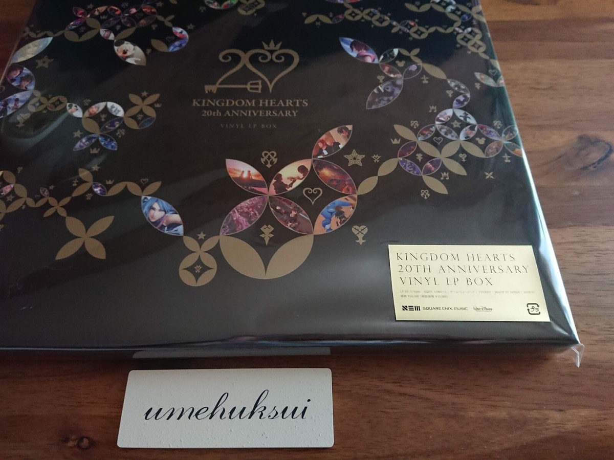Kingdom Hearts 20th Anniversary Vinyl LP Box Record Original