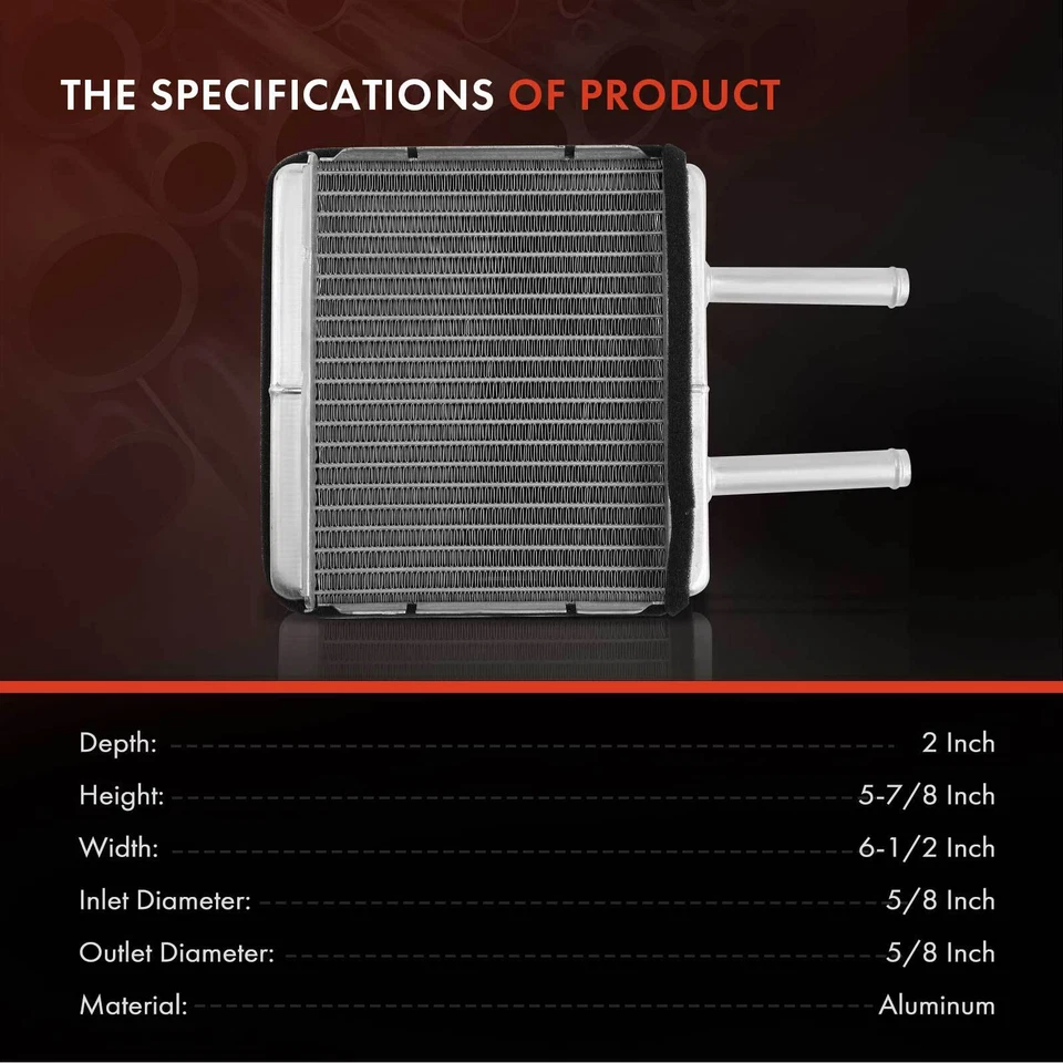 Сердцевина обогревателя ОВК для Ford Escort 1991-2003 Mercury Tracer 1991-1999 F1CZ-18476-A - Изображение 3 из 4