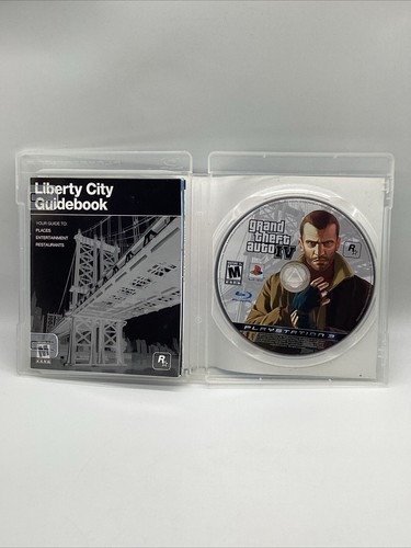 Grand Theft Auto IV PS3 GTA 4 Complete w/ Manual & Map Sony PlayStation 3 - Picture 3 of 4