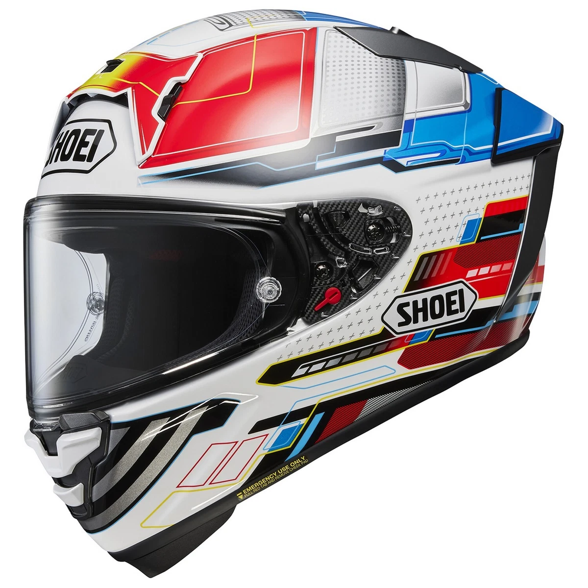 Shoei X-Fifteen/X-15 Proxy Motorcycle Helmet Red/Blue | eBay