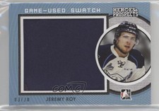 2014 ITG Heroes and Prospects Game-Used Blue 3/20 Jeremy Roy #GUP-08 Patch 8q4