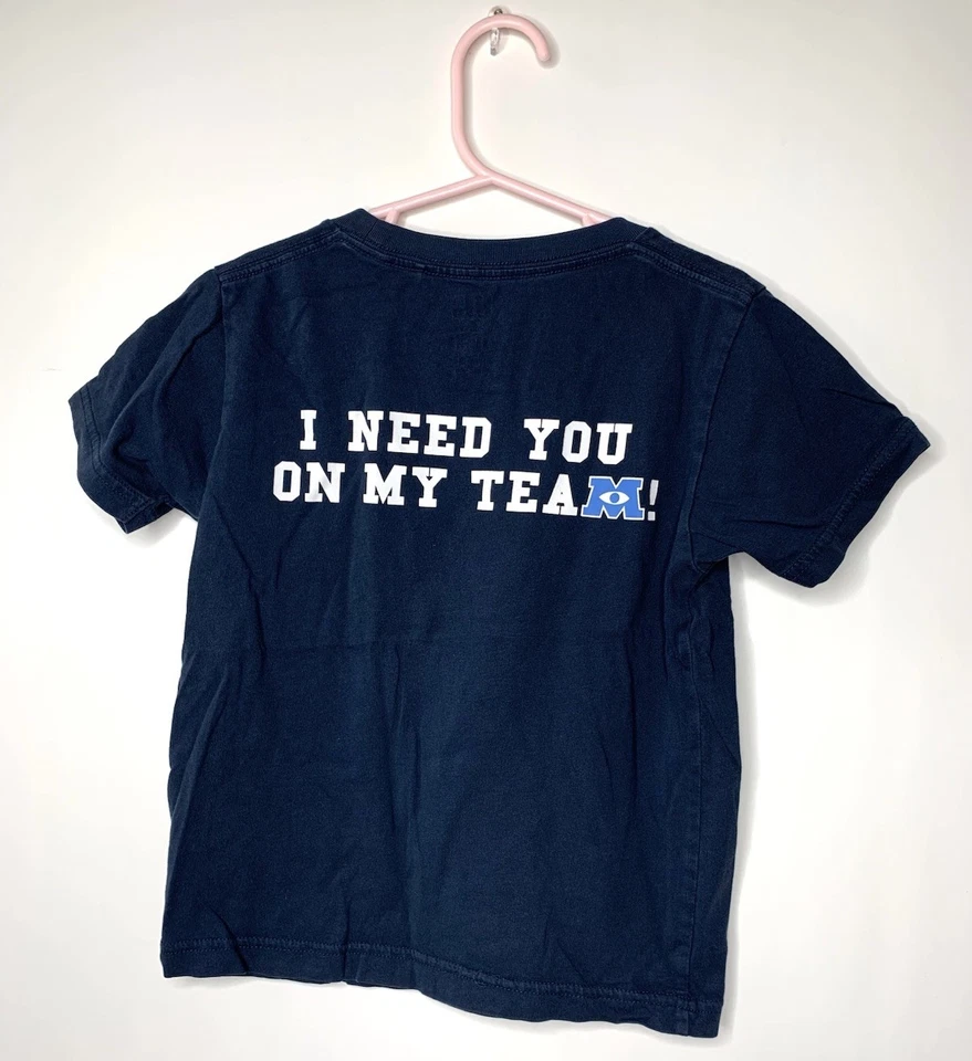 Camiseta Uniqlo x Disney Niños Monstruos Universidad Azul Gráfico | Niño 3T-4T Foto 2 de 3