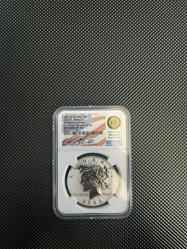 2023 S Reverse Proof Peace Silver Dollar NGC Reverse PF 70 Advance Releases