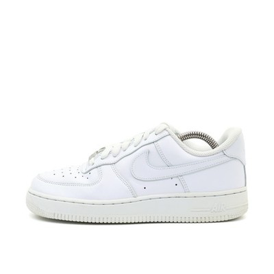 Nike Damen Air Force 1 Low Schuh Weiß Leder Low-Top ämpfung Sneaker EU 38