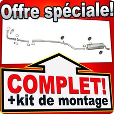 Pot d'échappement Peugeot 206