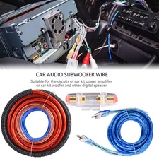 4 Guage 2800W Car Audio Subwoofer Amplifier Speaker Installation Wire Cable Kit