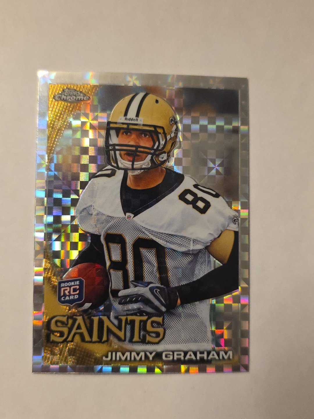 2010 Topps Chrome - Jimmy Graham #C67 X-Fractor (RC)