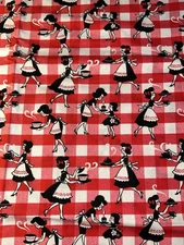 Michael Miller Homemade With Love Cotton Quilting Fabric 2 Yards Retro Gingham