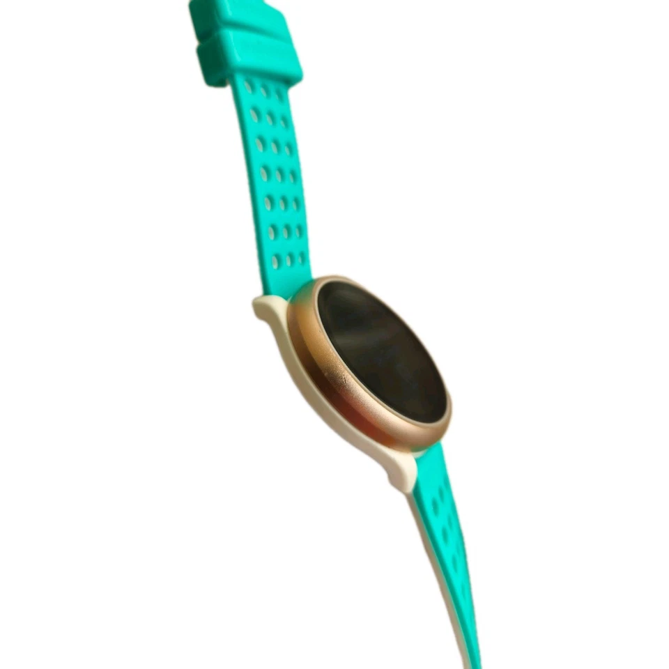Fossil Sport 41mm Silicone Smartwatch Blush Case With A Turquoise Strap - Image 2 of 3
