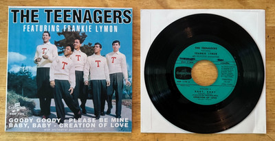 45 7'' FRENCH EP FRANKIE LYMON & THE TEENAGERS GOODY GOODY