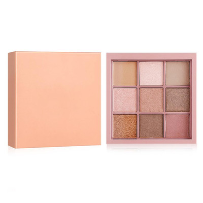 1 X 9 Farben Highlighting & Highlighting Eyeshadow Palette, Heller Matter Hochpi