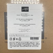 Stampin  Up Let  s Party Treat Packaging Kit - NEW - Box 10 X 7 X 2