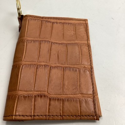小物 K Joey Heavy Leather Wallet Gator Joe Exotic leather Alligator Key Wallet Brown NEW | eBay