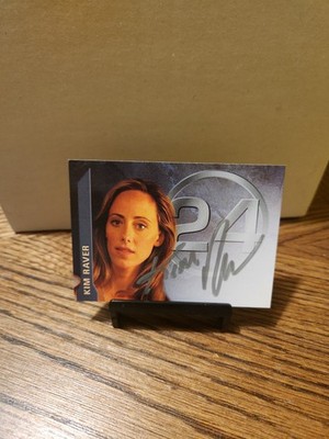 2005 Comic Images 24 Season 3 #A1 Kim Raver as Audrey Raines Autograph