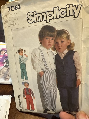 Baby Children Pants Jacket Romper Pillow Sewing Patterns LOT 3 - Picture 3 of 4