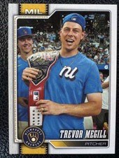 2026 Topps Series 1 Trevor Megill Golden Mirror SP Image Variation Brewers