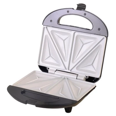 Camry CR 3018 Sandwich-Maker Sandwichtoaster Schwarz/Silber Keramikbeschichtung