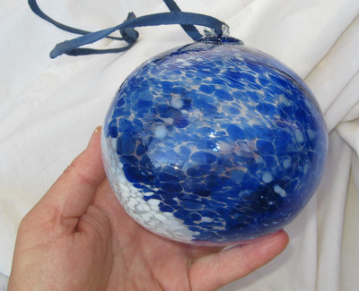 Weihnachtskugel Handarbeit mundgeblasenes Glas Murano oder andere